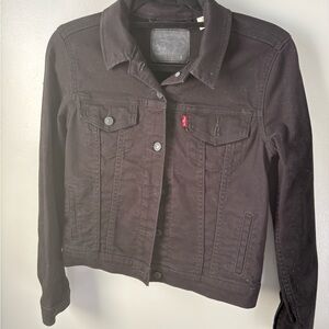 Levi's Black Denim Jacket for Women small